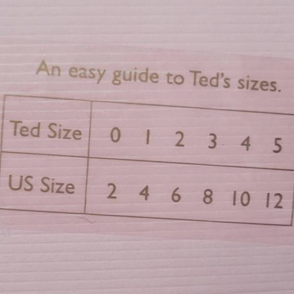 🍒NWT🍒 TED BAKER FORTUNE PLEATED MIDI SKIRT - Picture 10 of 10